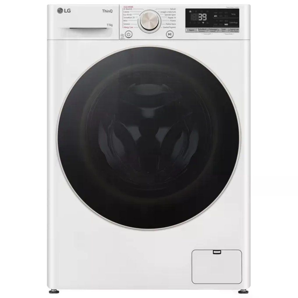 LG F4R7011TSWG Lavatrice 11 kg AI DD, 1400 giri, Classe A-10%