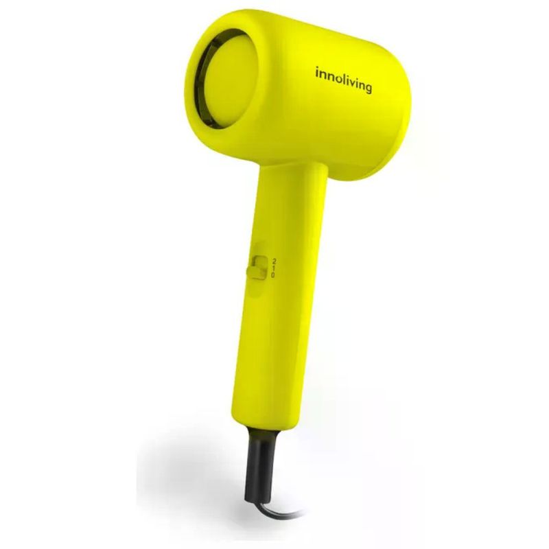 Innoliving INN-612Y Asciugacapelli Mini 1000 W Pieghevole Giallo