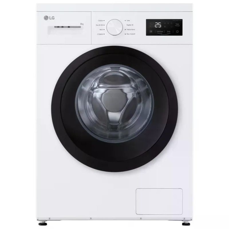 LG F4NA10S8NWK Lavatrice Slim 8 kg Classe A, 1400 giri, Vapore, Bianco LG F4NA10S8NWK Lavatrice Slim 8 kg Classe A, 1400 giri, Vapore, Bianco