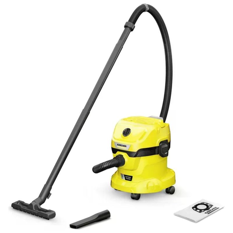 KARCHER Kärcher WD 2-18 Aspiratore solidi e liquidi a batteria 18 V, 12 L