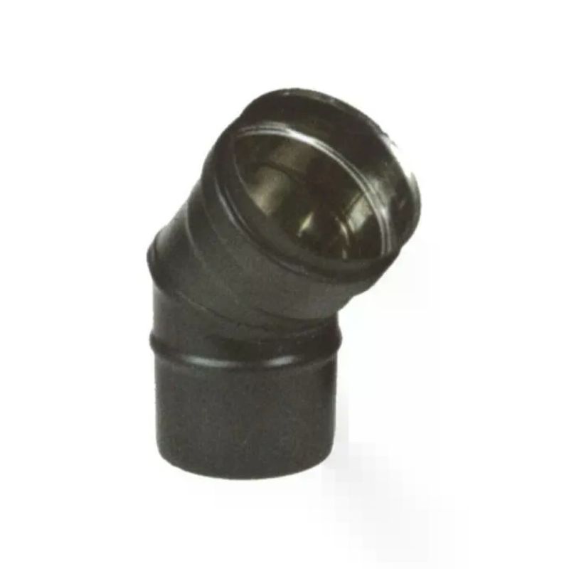 Maral 53578 Gomito a 45° per Stufa a Pellet 8 cm Nero