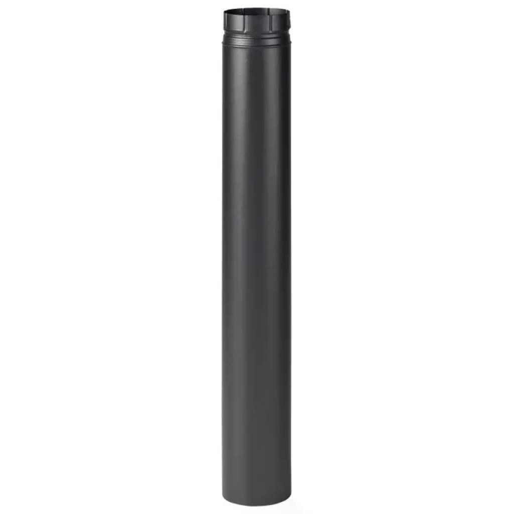 ALA 2000 Aeternum tubo smaltato per stufa 150 mm, H 1000 mm, nero opaco