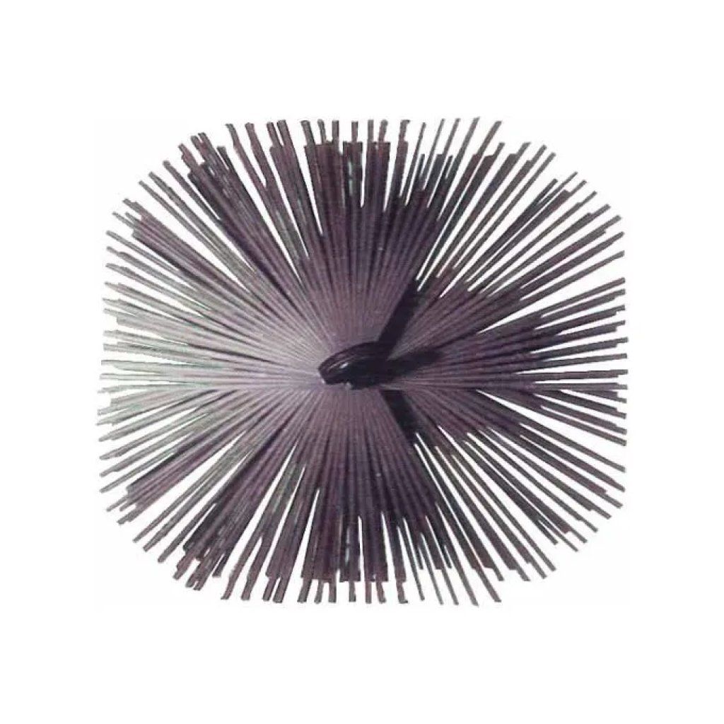 SPAZZOLIFICIO AIELLO Vigor Scovolo Quadrato in Acciaio per Camino 30 × 30 cm