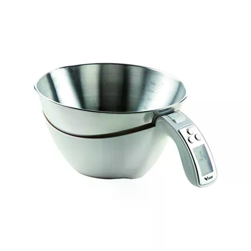 VIGOR-BLINKY Vigor Livia 9594815 – Bilancia da Cucina con Caraffa Inox da 1,5 L VIGOR-BLINKY Vigor Livia 9594815 – Bilancia da Cucina con Caraffa Inox da 1,5 L