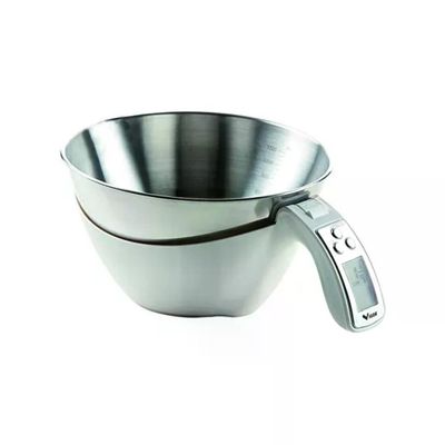 VIGOR-BLINKY Vigor Livia 9594815 – Bilancia da Cucina con Caraffa Inox da 1,5 L