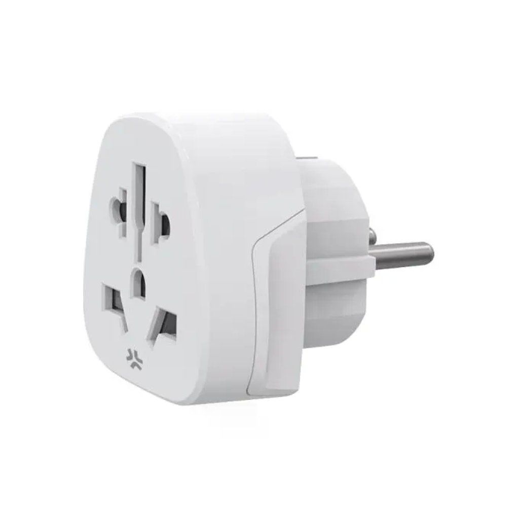Celly Adattatore Universale da Viaggio Tipo F Bianco