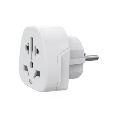 Celly Adattatore Universale da Viaggio Tipo F Bianco