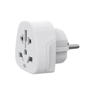 Celly Adattatore Universale da Viaggio Tipo F Bianco
