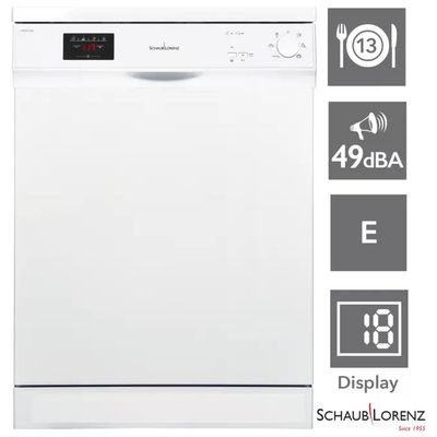 Schaub Lorenz SVDW135 Lavastoviglie da Incasso 13 Coperti, Classe E, 5 Programmi, 49 dB