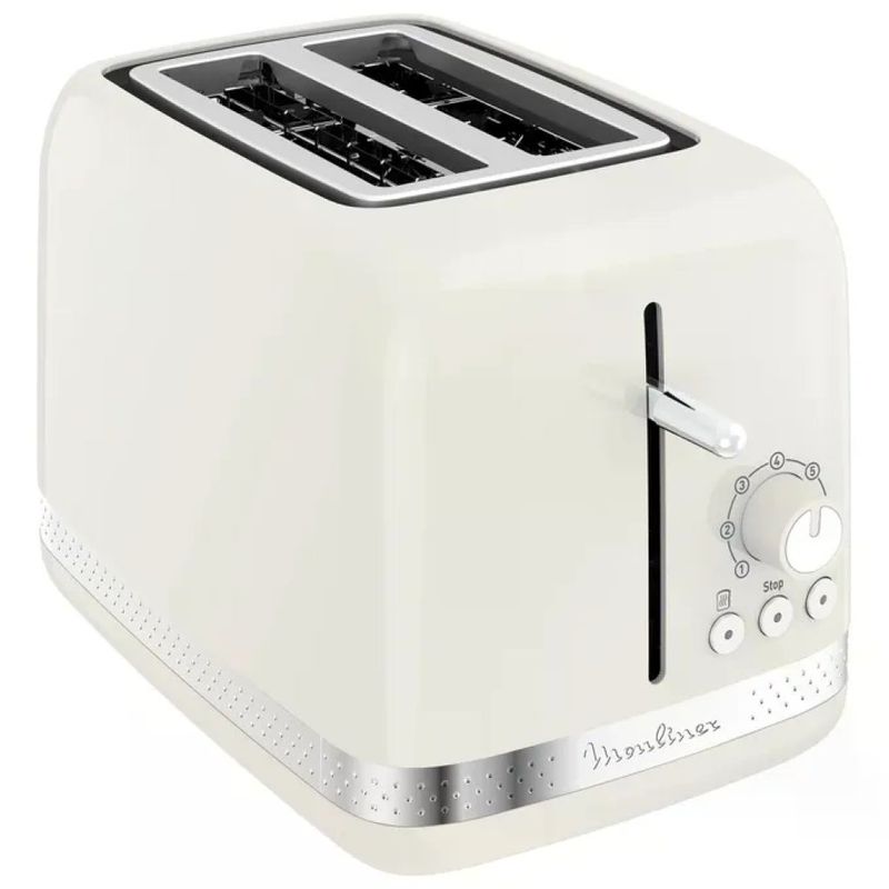 Moulinex Soleil LT300AK Tostapane 2 Fette, 850 W, Avorio