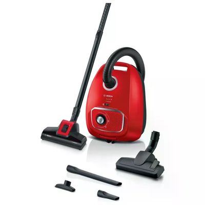Bosch Serie 4 BGB41PET1 Aspirapolvere a Traino con Sacco, 700 W, 4 L, Filtro HEPA, Rosso Bosch Serie 4 BGB41PET1 Aspirapolvere a Traino con Sacco, 700 W, 4 L, Filtro HEPA, Rosso