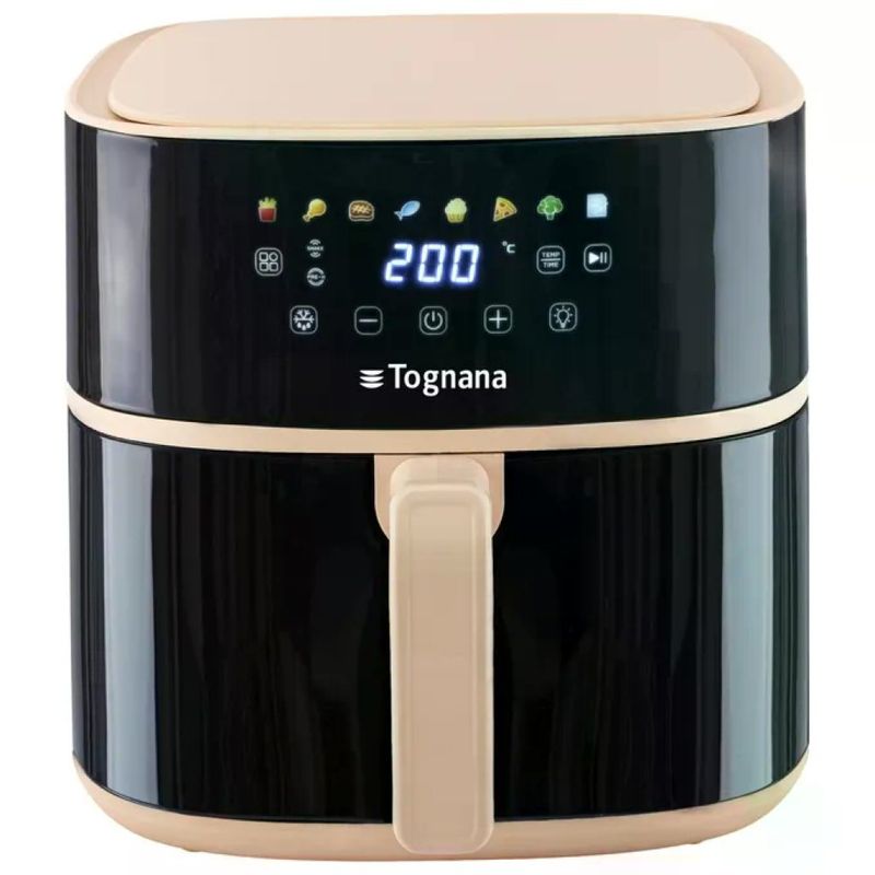 Tognana Iridea Friggitrice ad Aria 8 L, 2000 W, Champagne Tognana Iridea Friggitrice ad Aria 8 L, 2000 W, Champagne