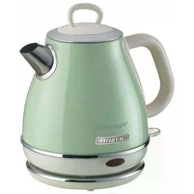 Ariete 2868 Vintage Bollitore Elettrico 1 L 1630W Base Cordless 360° Autospegnimento colore Verde