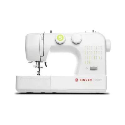 Singer SM024GR Macchina da Cucire Elettrica, 24 Punti, Bianco e Verde