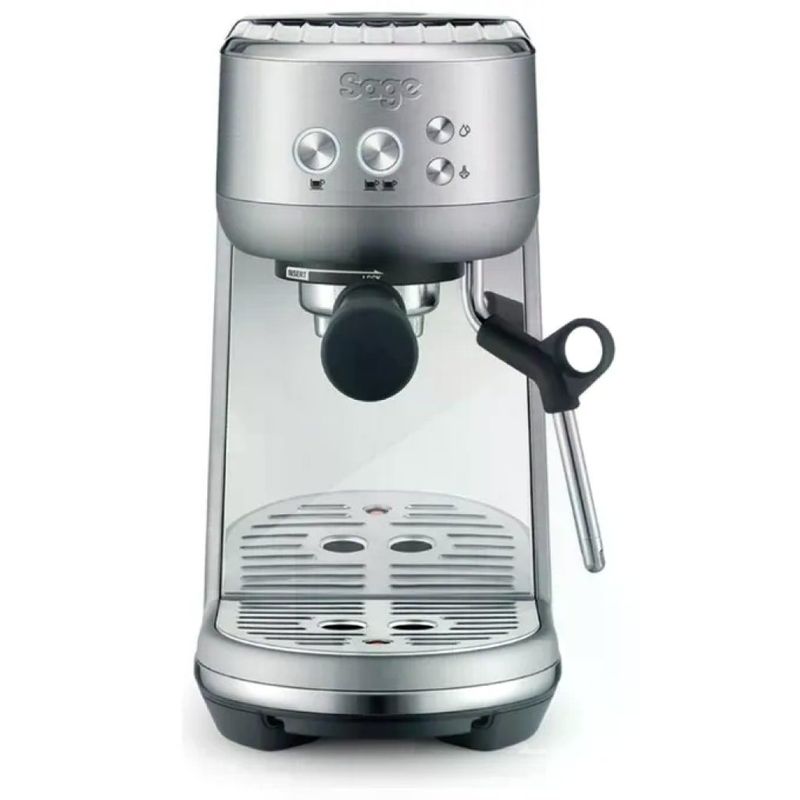 Sage the Bambino SES450BSS4EEU1 – Macchina per espresso manuale, 1600 W, 1,4 L, acciaio inox