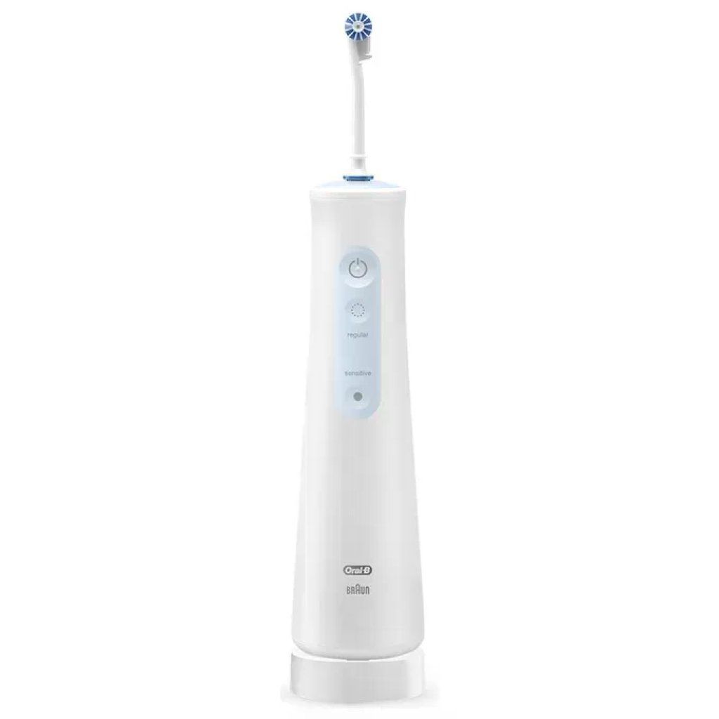 Oral-B AquaCare 4 Idropulsore Portatile OxyJet, Blu e Bianco