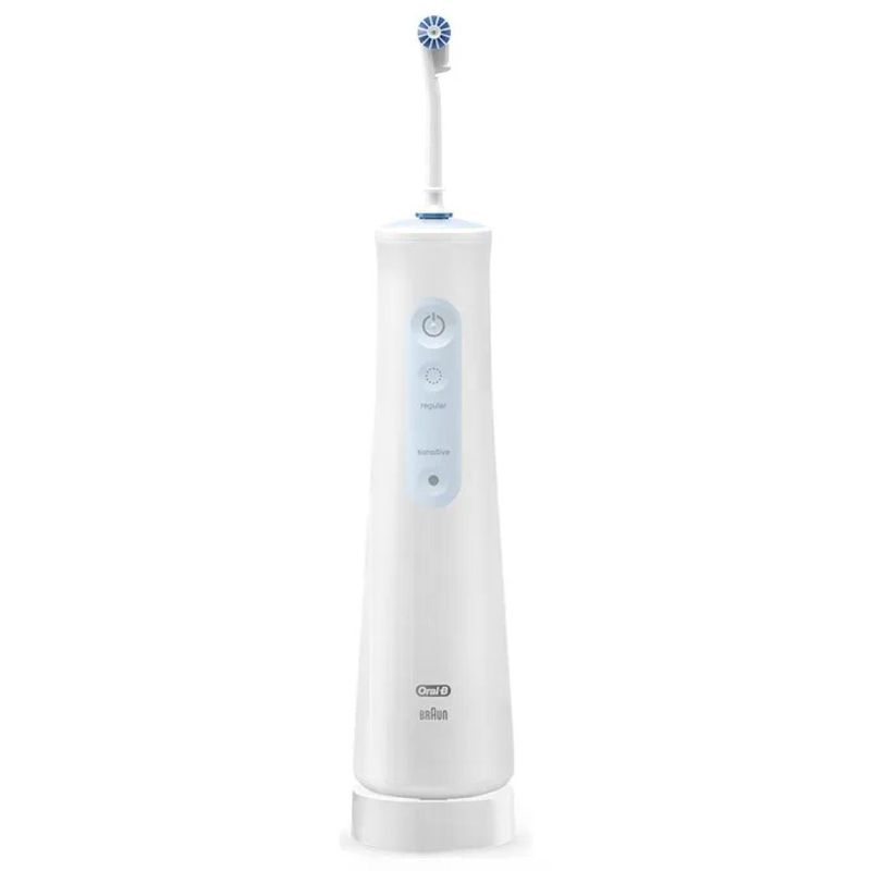 Oral-B AquaCare 4 Idropulsore Portatile OxyJet, Blu e Bianco Oral-B AquaCare 4 Idropulsore Portatile OxyJet, Blu e Bianco