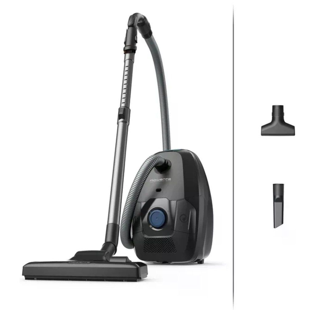 Rowenta Green Force Max RO4931EA Aspirapolvere con Sacco, 900 W, 4,5 L, Nero