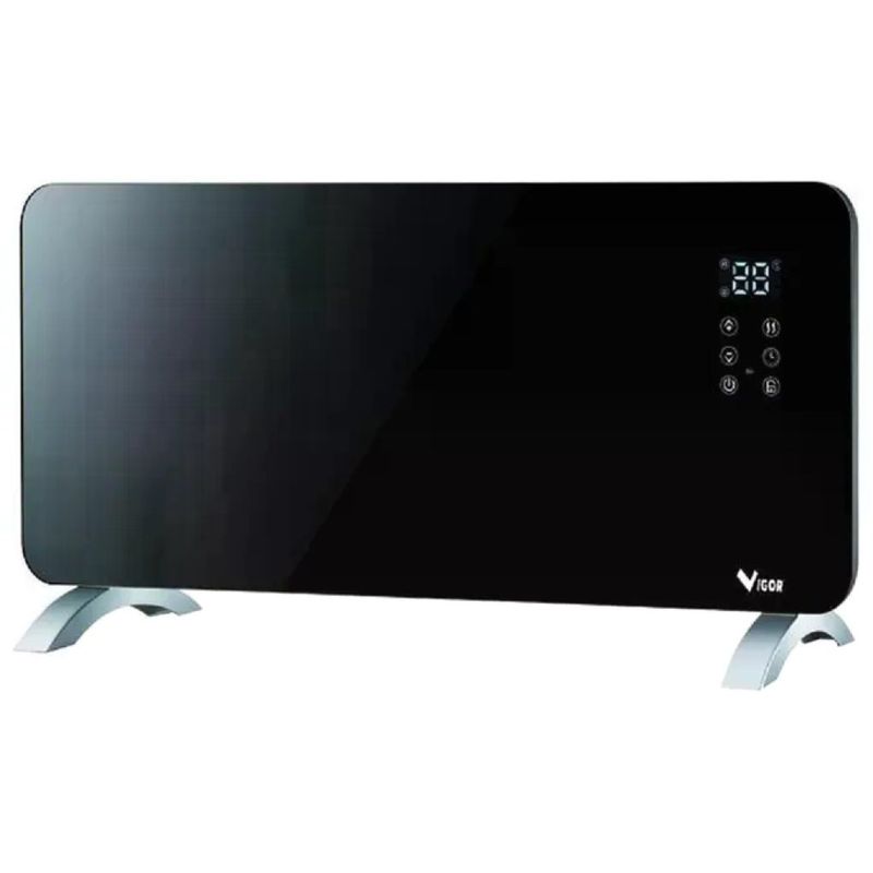 VIGOR-BLINKY Vigor Nerone Pannello Riscaldante 2000 W Nero con Telecomando