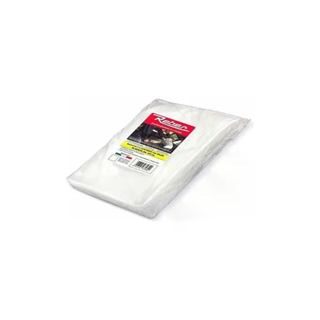 Reber 6735 N/50 Sacchetti Sottovuoto Goffrati 30 x 40 cm, 50 Pezzi