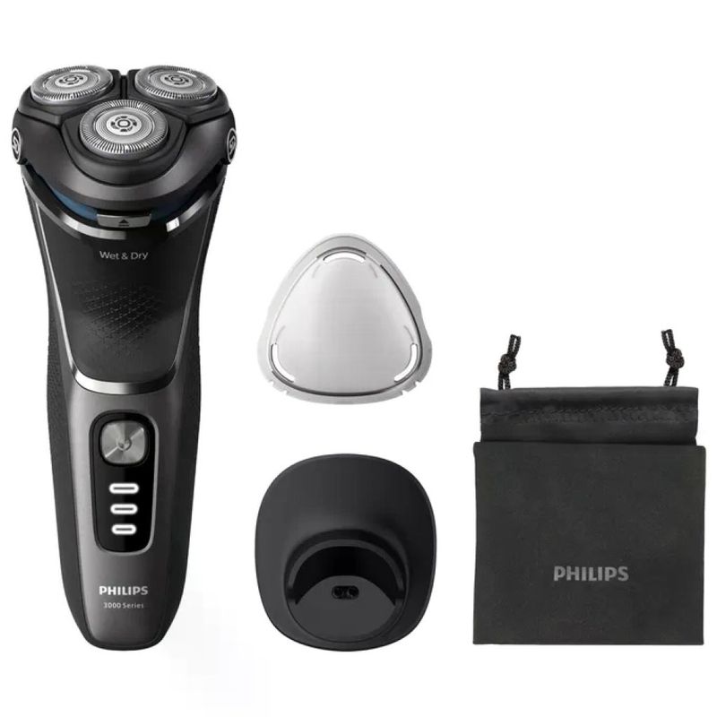 Philips Serie 3000 S3343/13 – Rasoio elettrico Wet & Dry