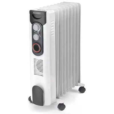 Olimpia Splendid Caldorad 9TT Radiatore a Olio 2000 W, 9 Elementi, Timer 24 h, Funzione ECO, Bianco