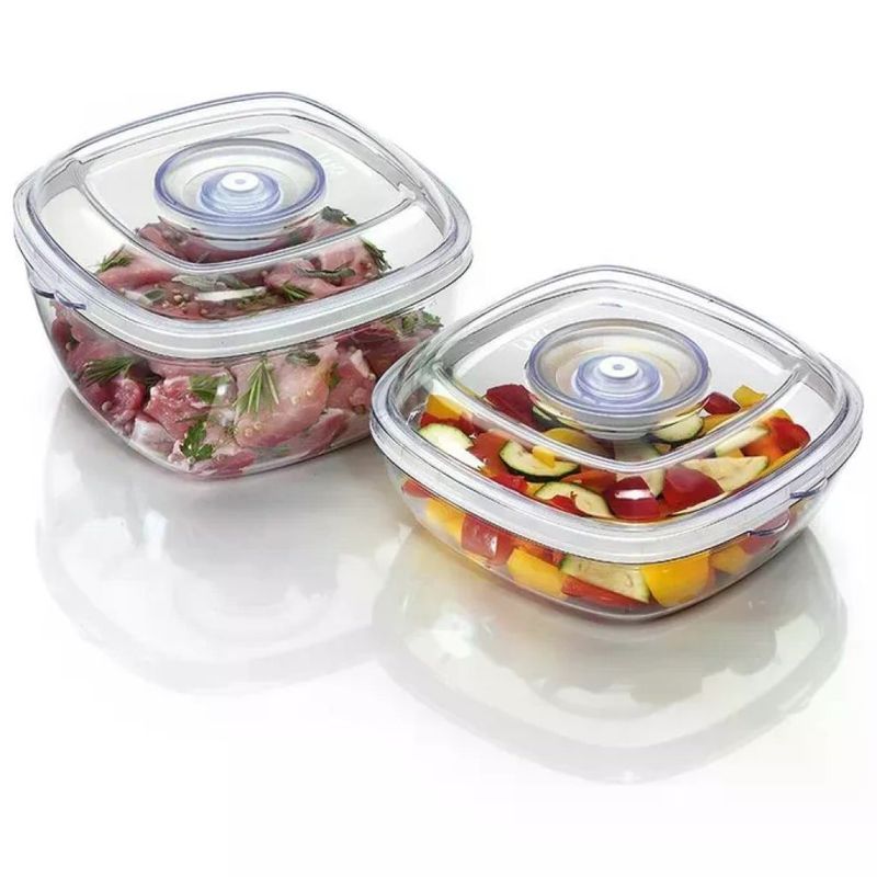 Laica VT3305 Set 2 Contenitori per Sottovuoto, 1 L e 2 L Laica VT3305 Set 2 Contenitori per Sottovuoto, 1 L e 2 L