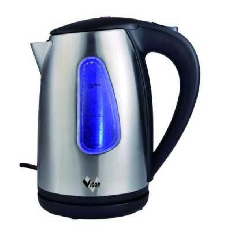 VIGOR-BLINKY Bollitore elettrico Blinky Blob Inox 1,7 L – 1850-2200 W