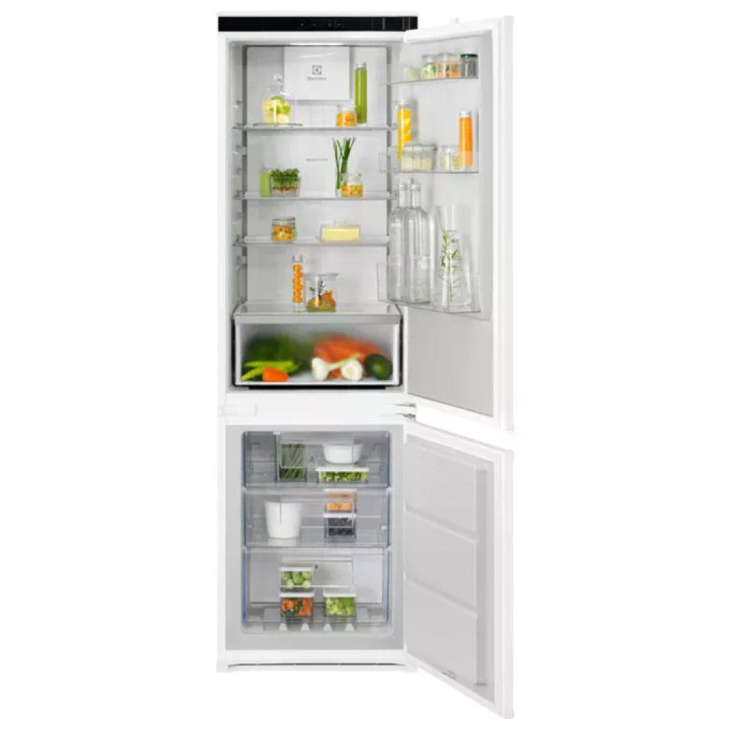 Electrolux ENA7CE18S Frigorifero Combinato No Frost, 248 L, Classe E, Bianco