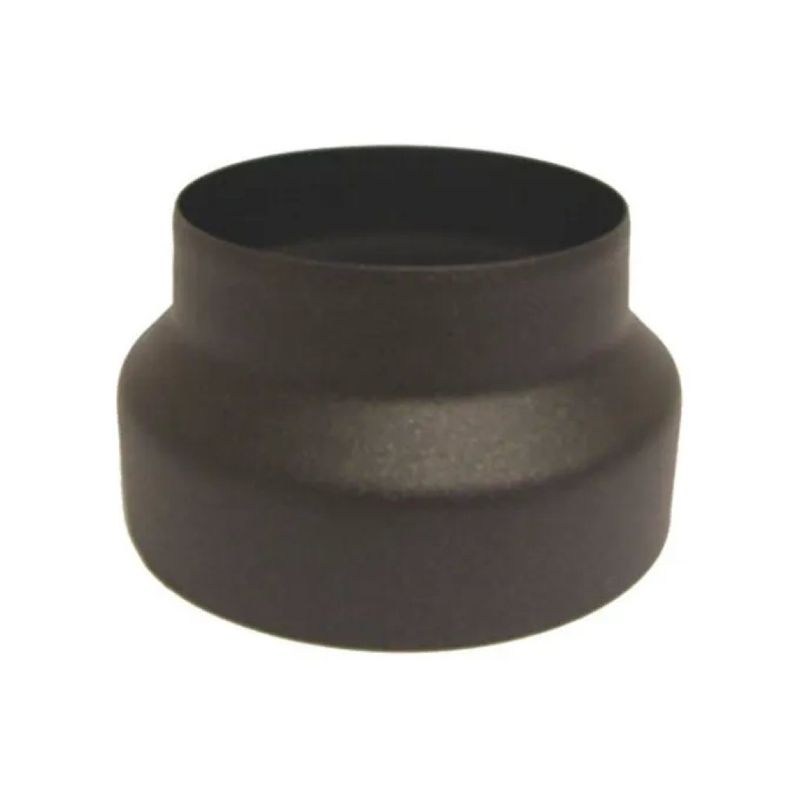 SAVE Riduzione Smaltata per Tubo Fumo 13/12 cm Nero Opaco
