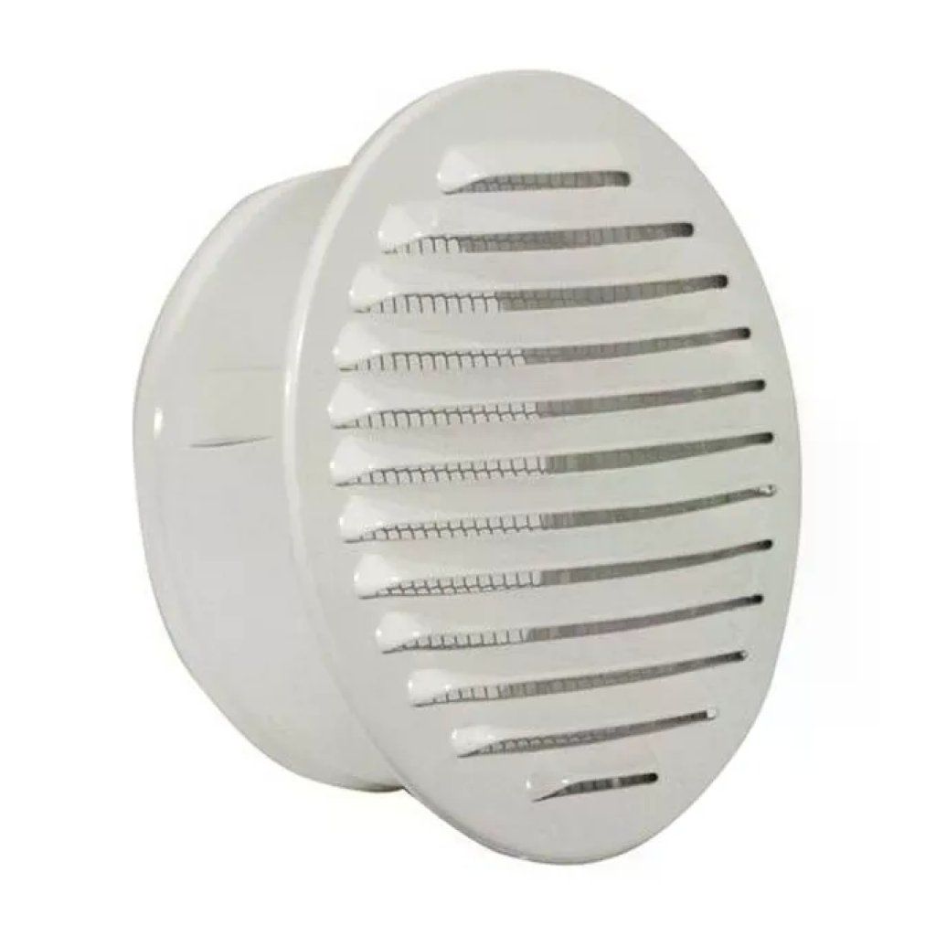 ALU MAGGINI 2768130 Griglia di Aerazione in Alluminio 8 cm Bianca con Rete Antinsetti ALU MAGGINI 2768130 Griglia di Aerazione in Alluminio 8 cm Bianca con Rete Antinsetti