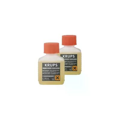 Krups XS900010 Detergente per Sistema Latte, 2 Flaconi da 100 ml Krups XS900010 Detergente per Sistema Latte, 2 Flaconi da 100 ml