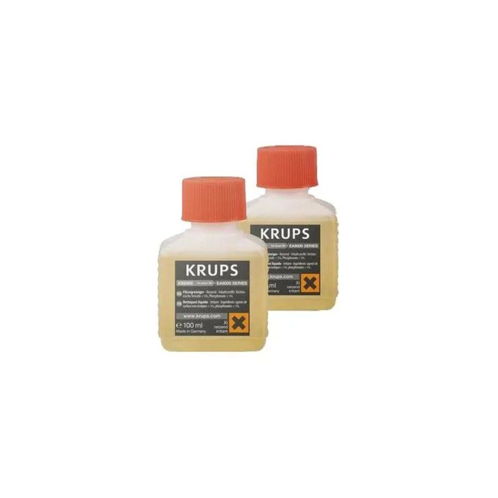 Krups XS900010 Detergente per Sistema Latte, 2 x 100 ml