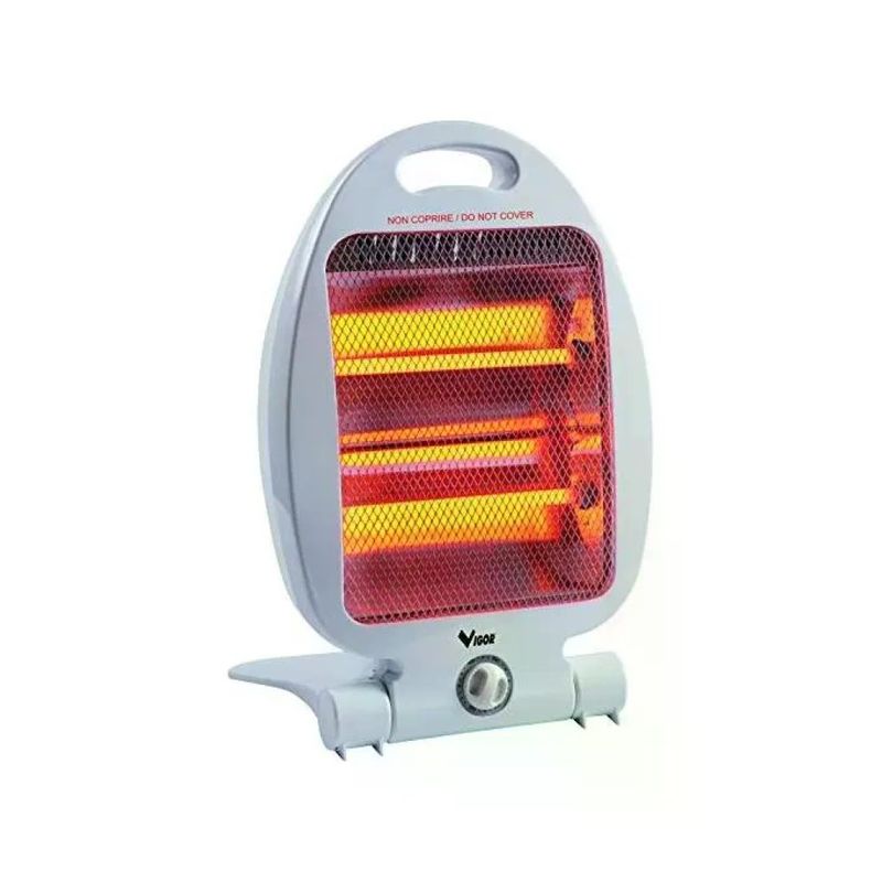 Vigor-Blinky Japo Stufa al Quarzo 800 W con 2 Lampade
