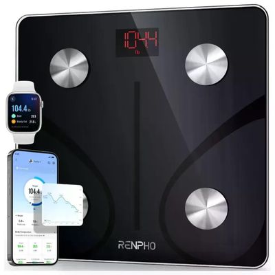 Renpho PEU-R-A033-WH-B2B Bilancia Pesapersone Intelligente Elis 1C Bluetooth WiFi Impedenziometria Bianco