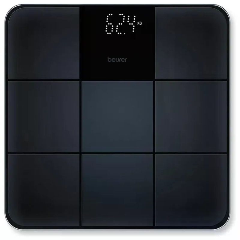 Beurer GS235 Bilancia Pesapersone in Vetro Display LED Magic Invisibile 180 Kg Superficie Antiscivolo