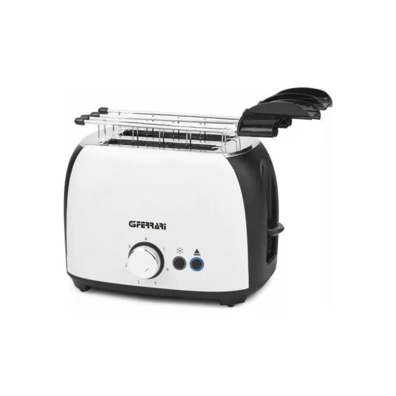 G3 Ferrari Grantoast G10033 – Tostapane 800 W, 2 Scomparti, Bianco