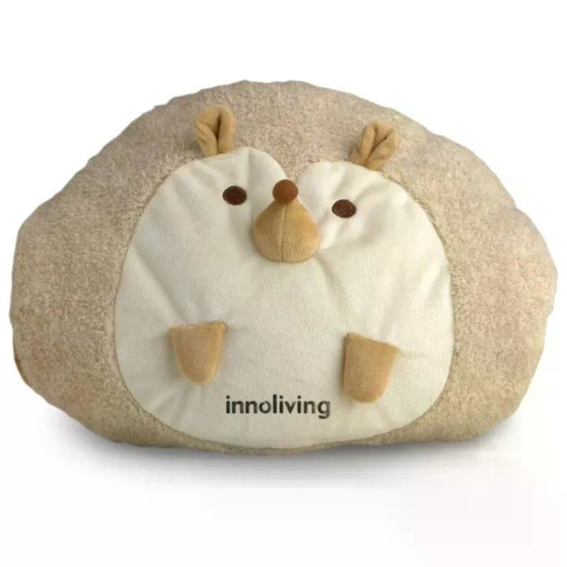 Innoliving INN-768R Termoforo Elettrico a Peluche Riccio, Beige, 360 W
