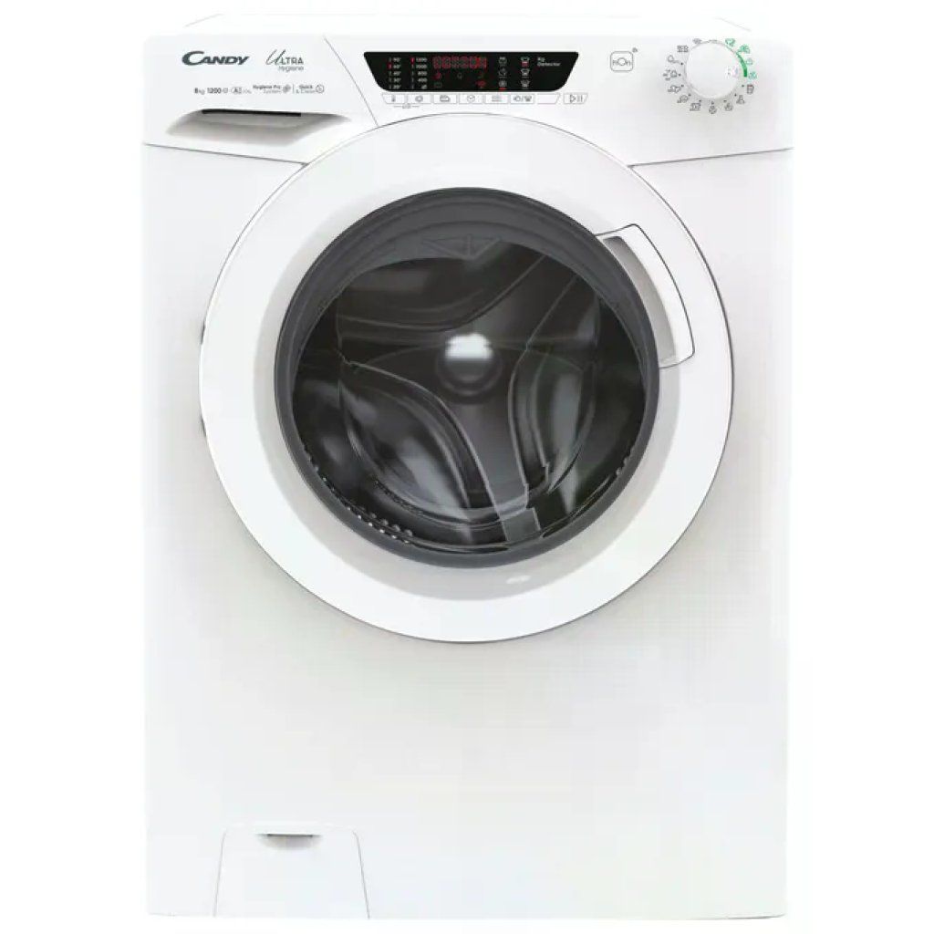 Candy HE 1284TWM6/1-S Lavatrice 8 kg 1200 giri, Classe A, Wi-Fi, Bianca Candy HE 1284TWM6/1-S Lavatrice 8 kg 1200 giri, Classe A, Wi-Fi, Bianca
