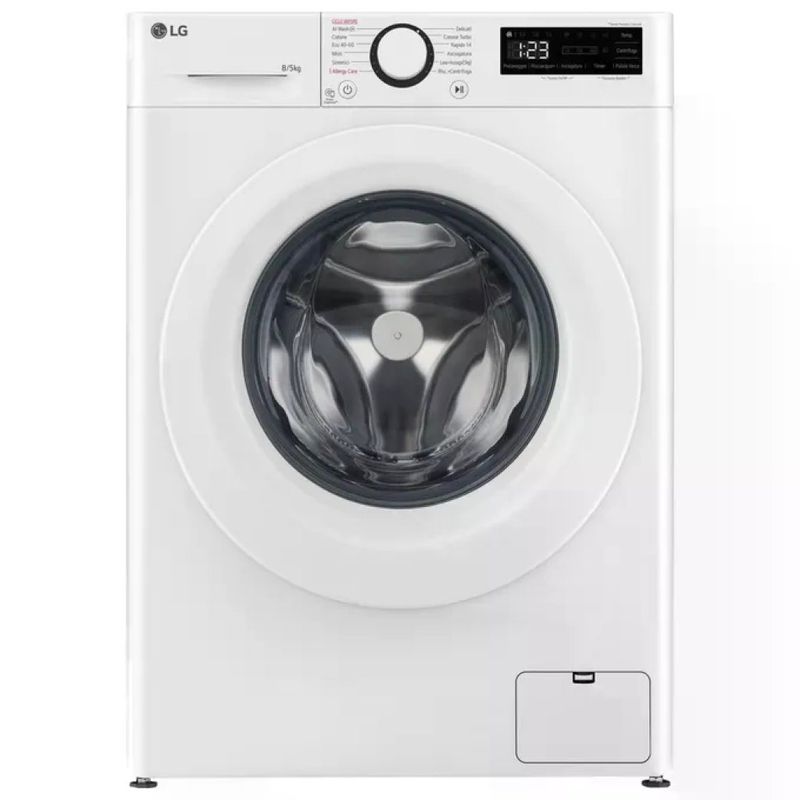 LG D2R3S08NSWW Lavasciuga Slim 8/5 kg, AI DD, 1200 giri