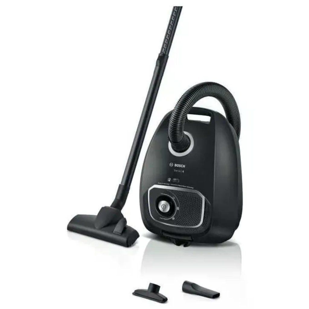 Bosch Serie 4 BGB41BA1 Aspirapolvere a Traino con Sacco, 600 W, 4 L, Nero