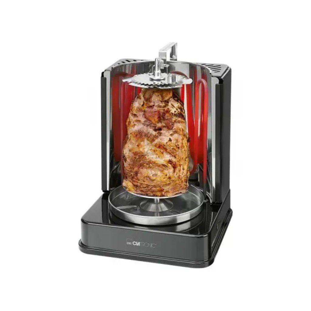 Clatronic DVG 3686 Kebab Multigrill Elettrico Verticale 1400 W Nero Clatronic DVG 3686 Kebab Multigrill Elettrico Verticale 1400 W Nero