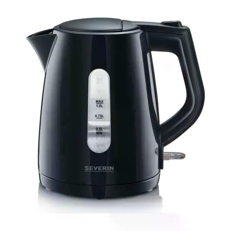 Severin WK 3410 Bollitore Elettrico 1 L 2200 W Nero