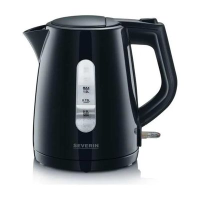 Severin WK 3410 Bollitore Elettrico Nero 1 L, 2200 W