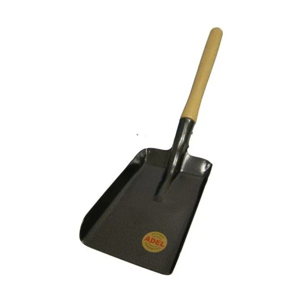 ADEL Paletta per Carbone in Acciaio e Legno 21 × 12 cm