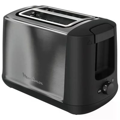 Moulinex LT3408K Subito 4 Tostapane 2 fette 850W 7 livelli doratura scongelamento riscaldamento colore Inox