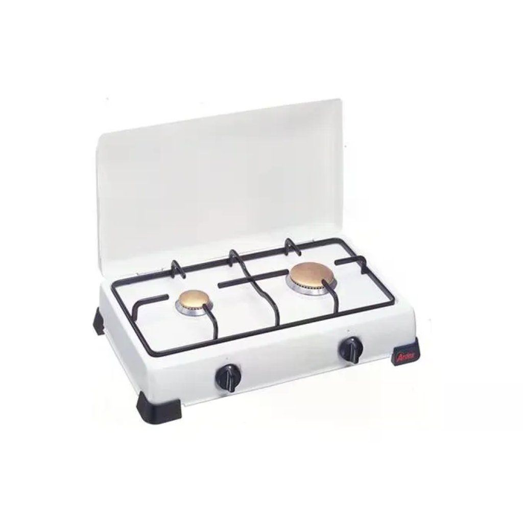 Ardes Zeus AR9S02PG Fornello a Gas GPL 2 Fuochi, Bianco