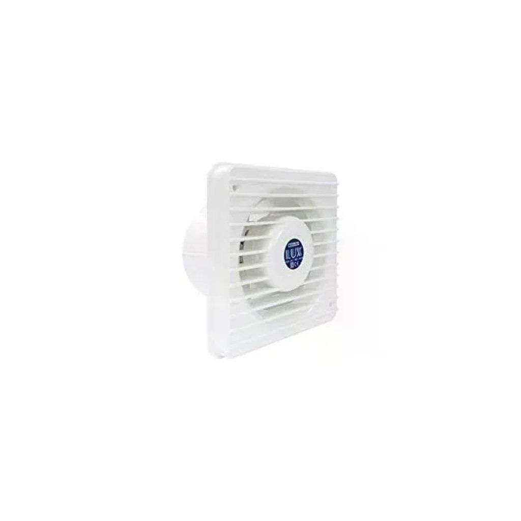 LUX T80 Aspiratore Assiale da Parete 15 W, Foro 80 mm, Bianco