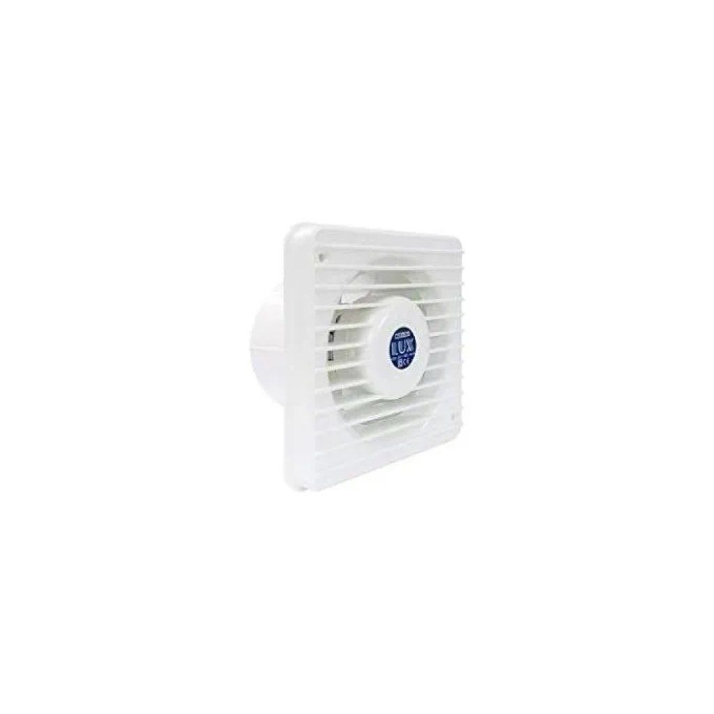 LUX T80 Aspiratore Elettrico Assiale da Parete, 15 W, 60 m³/h, Foro 80 mm, Bianco