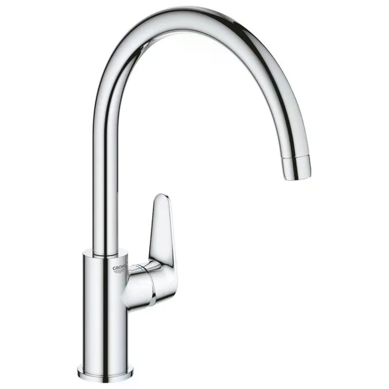GROHE Start Curve 31554001 – Miscelatore cucina cromato con bocca alta
